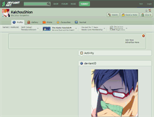 Tablet Screenshot of kaichoushion.deviantart.com