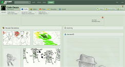 Desktop Screenshot of clubs-deuce.deviantart.com