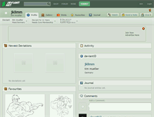 Tablet Screenshot of jklimm.deviantart.com