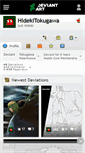 Mobile Screenshot of hidekitokugawa.deviantart.com
