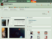 Tablet Screenshot of hidekitokugawa.deviantart.com