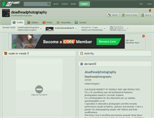Tablet Screenshot of deadheadphotography.deviantart.com