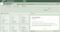 Desktop Screenshot of dark-mystics-lover.deviantart.com