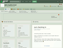 Tablet Screenshot of dark-mystics-lover.deviantart.com