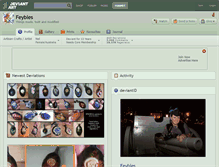 Tablet Screenshot of feybles.deviantart.com