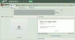 Desktop Screenshot of kathersis.deviantart.com
