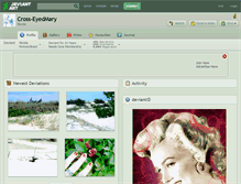 Tablet Screenshot of cross-eyedmary.deviantart.com