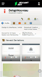 Mobile Screenshot of deisgnnouveau.deviantart.com
