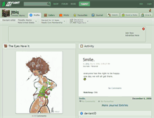 Tablet Screenshot of jtblq.deviantart.com