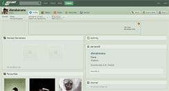 Desktop Screenshot of dianabanana.deviantart.com