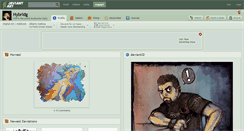 Desktop Screenshot of hybridg.deviantart.com