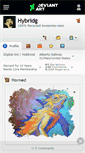 Mobile Screenshot of hybridg.deviantart.com