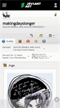 Mobile Screenshot of makingdayslonger.deviantart.com