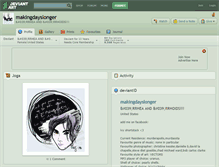 Tablet Screenshot of makingdayslonger.deviantart.com