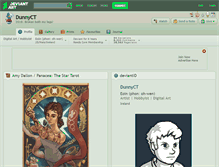 Tablet Screenshot of dunnyct.deviantart.com