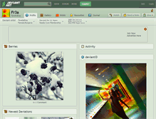 Tablet Screenshot of fr3a.deviantart.com