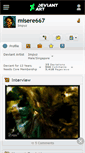 Mobile Screenshot of misere667.deviantart.com