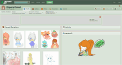 Desktop Screenshot of emperorcomet.deviantart.com