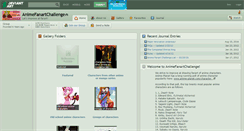 Desktop Screenshot of animefanartchallenge.deviantart.com