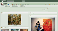 Desktop Screenshot of cyreneq.deviantart.com