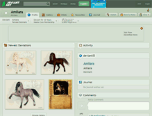 Tablet Screenshot of amiiara.deviantart.com