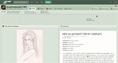 Desktop Screenshot of elventreedweller1989.deviantart.com
