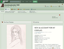Tablet Screenshot of elventreedweller1989.deviantart.com