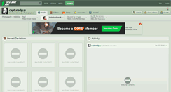 Desktop Screenshot of capturedguy.deviantart.com