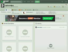 Tablet Screenshot of capturedguy.deviantart.com