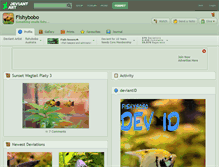 Tablet Screenshot of fishybobo.deviantart.com