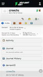 Mobile Screenshot of creechs.deviantart.com