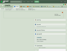 Tablet Screenshot of creechs.deviantart.com