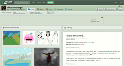 Desktop Screenshot of blood-rose-angel.deviantart.com