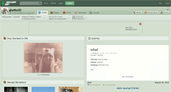 Desktop Screenshot of ghettoxd.deviantart.com