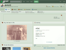 Tablet Screenshot of ghettoxd.deviantart.com
