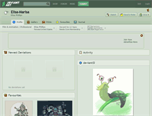 Tablet Screenshot of elisa-marisa.deviantart.com