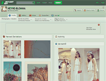 Tablet Screenshot of neyne-blomma.deviantart.com