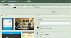 Desktop Screenshot of mickka.deviantart.com