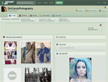 Tablet Screenshot of dirtcandyphotography.deviantart.com