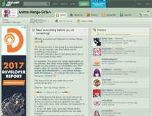 Tablet Screenshot of anime-manga-girls.deviantart.com