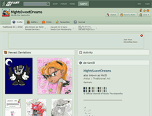Tablet Screenshot of nightssweetdreams.deviantart.com