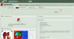 Desktop Screenshot of kylaxielicious.deviantart.com