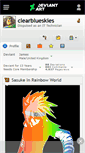 Mobile Screenshot of clearblueskies.deviantart.com