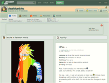 Tablet Screenshot of clearblueskies.deviantart.com