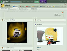 Tablet Screenshot of mirami.deviantart.com