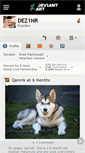 Mobile Screenshot of dez1nr.deviantart.com