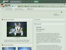 Tablet Screenshot of dez1nr.deviantart.com