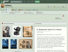 Tablet Screenshot of kaliskano.deviantart.com