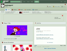 Tablet Screenshot of popipogumi.deviantart.com