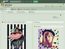 Tablet Screenshot of mocchism.deviantart.com